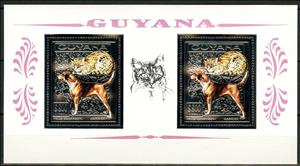 Mini Sheet, Rusty Cat (Prionailurus Rubiginosus), Harrier, Guyana,  , Animals (Fauna), Dogs, Mammals, Paintings
