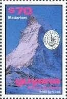 Stamp, Summit of Matterhorn, Guyana,  , Landscapes, Mountains