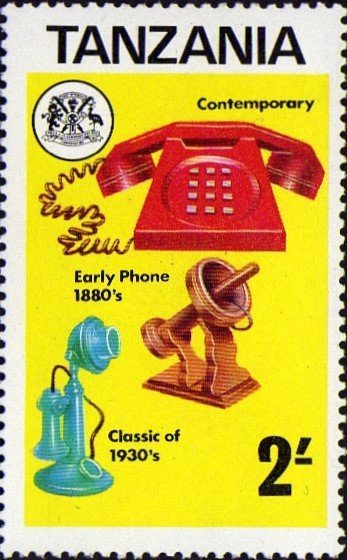 Telephones of 1880, 1936 and 1976