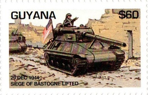 U.S. Tanks at Bastogne (29 December 1944)