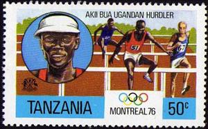 Stamp, Akii Bua, Ugandese Hurdler, Tanzania,  , Sport, Athletics, Olympic Games, Running, Athletes