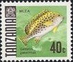 Stamp, Sweetlips (Gaterin gaterinus), Tanzania,  , Animals (Fauna), Fishes