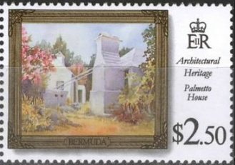 Stamp, Palmetto House, Bermuda,  