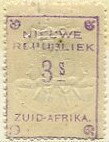 Stamp, Nieuwe Republiek, nominal value, New Republic,  , Letters (Alphabet), Numbers