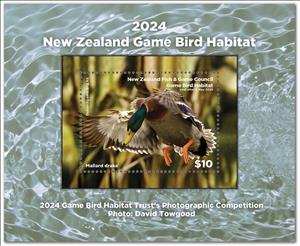 Souvenir Sheet, Mallard drake, New Zealand,  , Animals (Fauna), Birds, Ducks