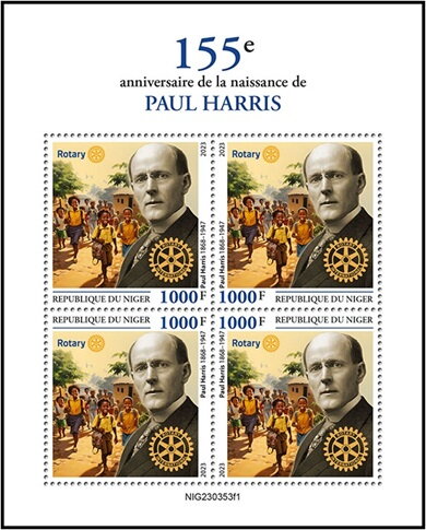 155th Anniversary of the Birth of Paul Harris