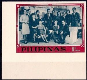 Stamp, Kennedy Family, Philippines,  , Families, Famous People