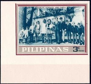 Stamp, Kennedy Family, Philippines,  , Families, Famous People