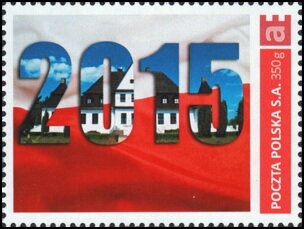 Stamp, 2015, Poland,  , New Year