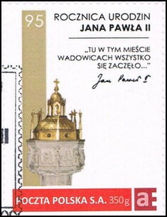 95th anniversary of the birth of John Paul II May 18, 2015 "