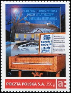 December 9, 2017 - Day of the Patron Saint of Post Office an