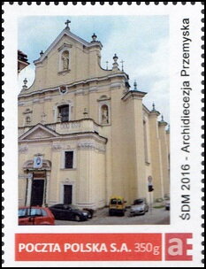 Stamp, WYD 2016 - Archdiocese of Przemyśl, Poland,  , Churches - Cathedrals - Basilicas - Chapels