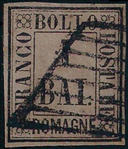 Stamp, Numeral, Romagna,  , Numbers