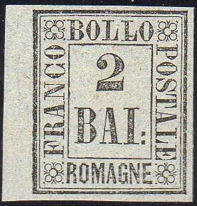 Stamp, Numeral, Romagna,  , Numbers