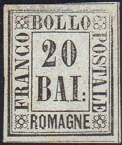 Stamp, Numeral, Romagna,  , Numbers