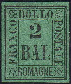 Stamp, Numeral, Romagna,  , Numbers