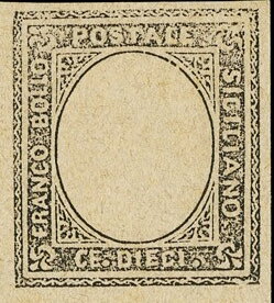 Ficarotta essay without effigy of king Vittorio Emanuele II