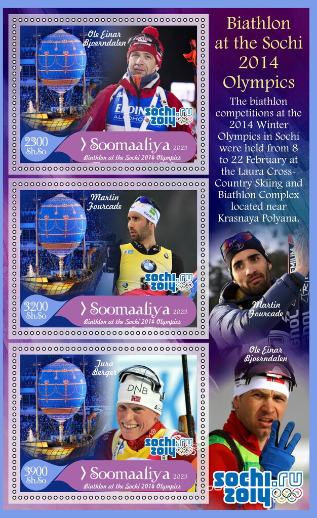 Olympic Games in Sochi in 2014 Biathlon