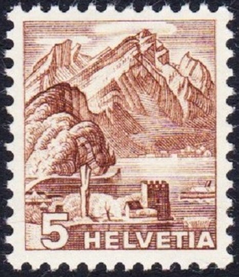 Pilatus Mountain Viewed from Stansstad