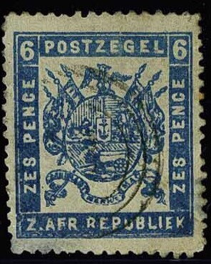 Stamp, Coat of Arms in Square, Transvaal,  , Coats of Arms, Flags