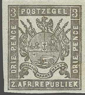 Stamp, Coat of Arms in Square, Transvaal,  , Coats of Arms, Flags
