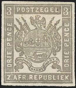 Stamp, Coat of Arms in Square, Transvaal,  , Coats of Arms, Flags