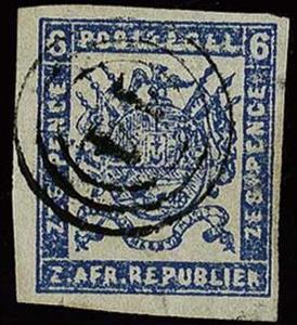 Stamp, Coat of Arms in Square, Transvaal,  , Coats of Arms