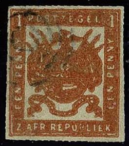 Stamp, Coat of Arms in Square, Transvaal,  , Coats of Arms