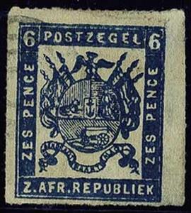 Stamp, Coat of Arms in Square, Transvaal,  , Coats of Arms