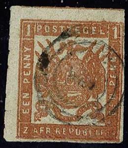 Stamp, Coat of Arms in Square, Transvaal,  , Coats of Arms