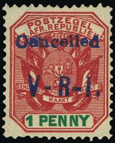Transvaal stamp overprinted in Wolmaransstad