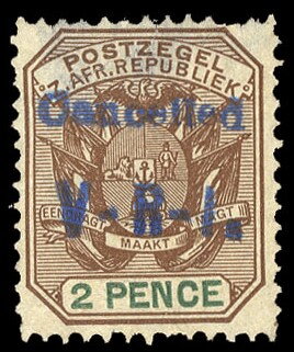 Transvaal stamp overprinted in Wolmaransstad