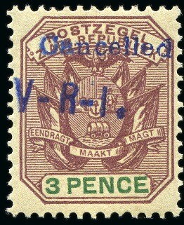 Transvaal stamp overprinted in Wolmaransstad