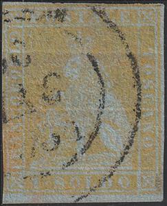 Stamp, Lion of Tuscany, Tuscany,  , Coats of Arms, Crowns and Coronets, Лев, Monuments