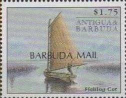 Fishing Catboat - Overprinted