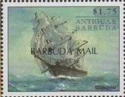 Sailing Clipper - Overprinted