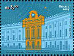 Stamp, Palácio Conde dos Arcos, Rio de Janeiro, Brazil,  , Government Buildings