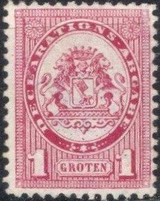 Stamp, Declarations, Bremen,  , Coats of Arms, Лев