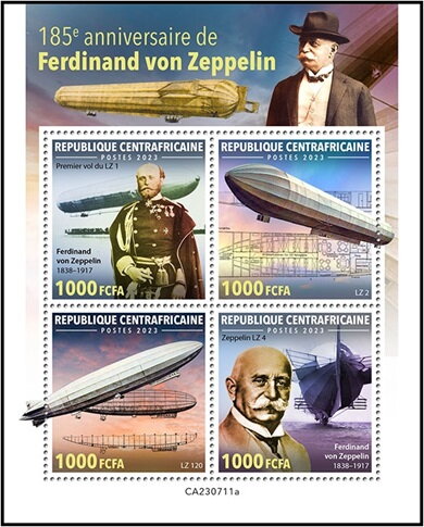 185th Anniversary of the Birth of Ferdinand von Zeppelin