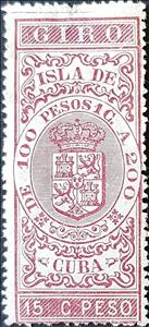 Stamp, Isla de Cuba, Cuba,  , Coats of Arms