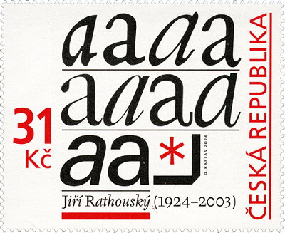 Artworks on stamps: Jiří Rathouský