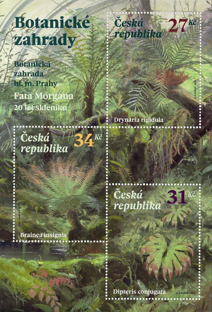 Botanical garden of the capital city of Prague