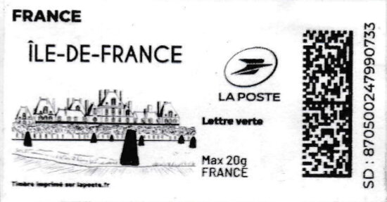 Ile-de-France with laposte logo