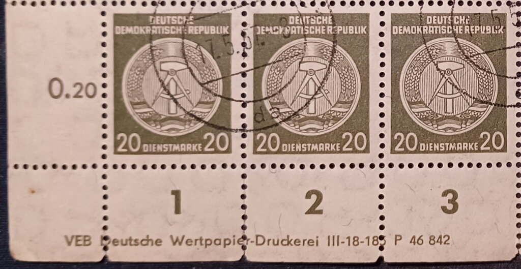 Official Stamps for Administration Post B (IV)