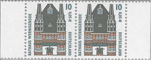 Se-tenant, Townhall, Wernigerode, Germany, Federal Republic,  , Architecture, Buildings, City Halls