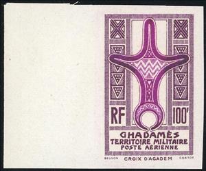 Stamp, Agades cross, Ghadames,  , Crosses
