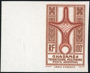 Stamp, Agades cross, Ghadames,  , Crosses