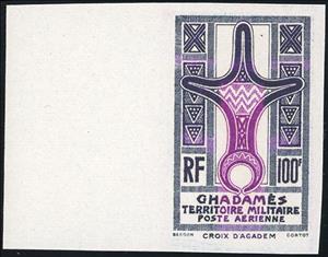 Stamp, Agades cross, Ghadames,  , Crosses