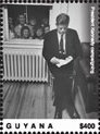 Stamp, John Kennedy Seated in Chair, Guyana,  , Heads of State