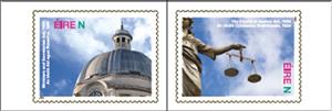 Se-tenant, Creation of Government Ministries, Centenary, Ireland,  , Government Buildings, Government Departments, Scales (balance), Statues